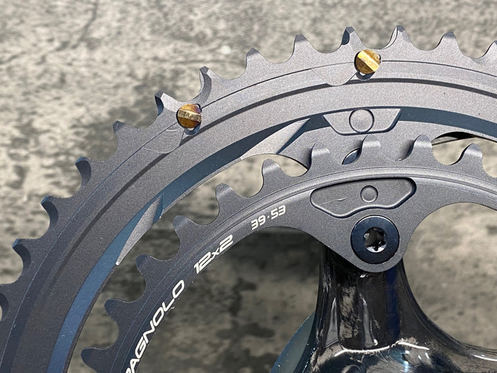 JJ325 カンパニョーロ CAMPAGNOLO SUPER RECORD クランクセット 53/39T 165mm