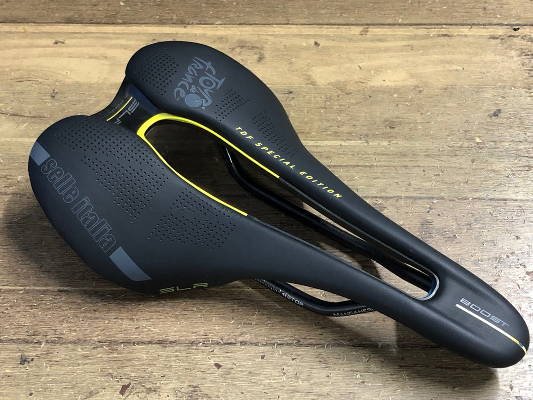 KL921 セライタリア selle italia SLR SUPER FLOW BOOST TDF SPECIAL EDITION サドル MANGANESEレール 145mm