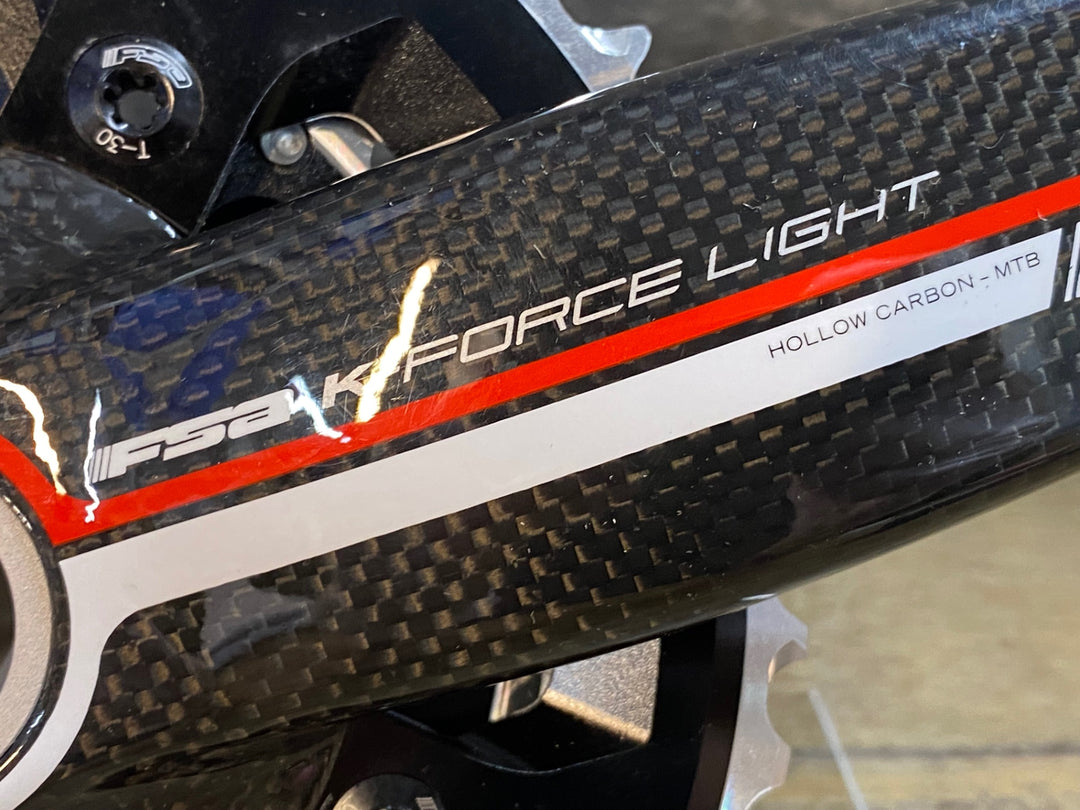 JS335 FSA K-FORCE LIGHT MTB カーボン クランクセット 175mm 44/32/22T BB30