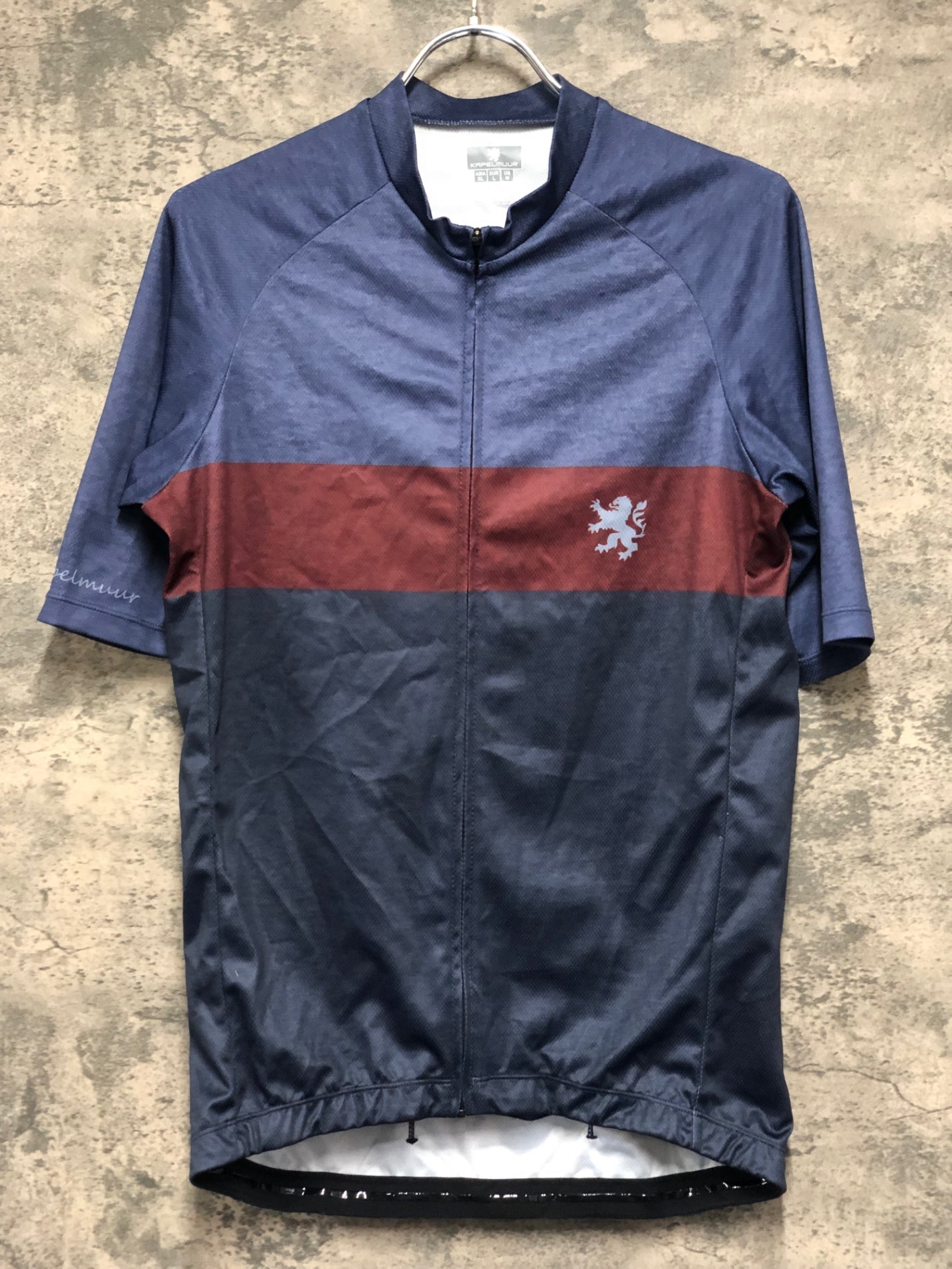 JU157 カペルミュール KAPELMUUR 半袖 サイクルジャージ XL 紺茶