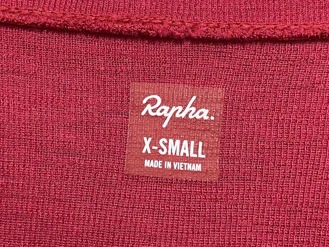 KP516 ラファ Rapha WOMEN'S LONG SLEEVE MERINO BASE LAYER 長袖 ベースレイヤー 赤 レディース XS