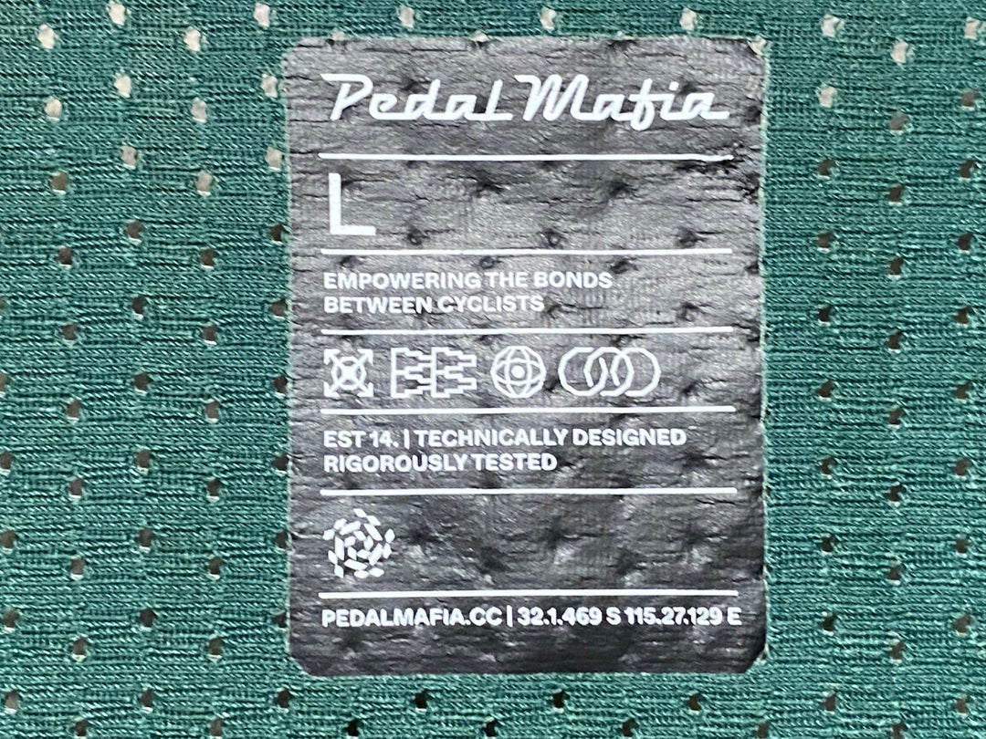 JH974 ペダルマフィア Pedal Mafia PMCC ビブショーツ 緑 L