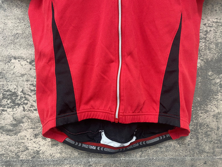 JH183 パールイズミ PEARL iZUMi 半袖 サイクルジャージ 赤 レディース L
