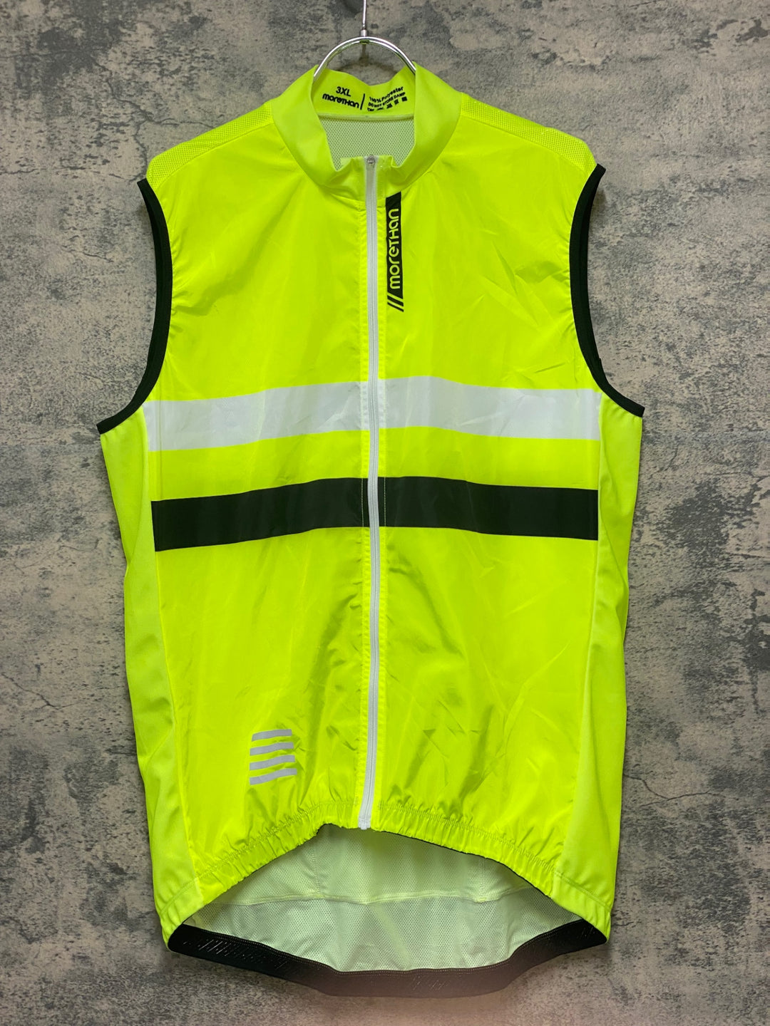 KN293 モーゼン morethan サイクルベスト ジレ 黄 3XL
