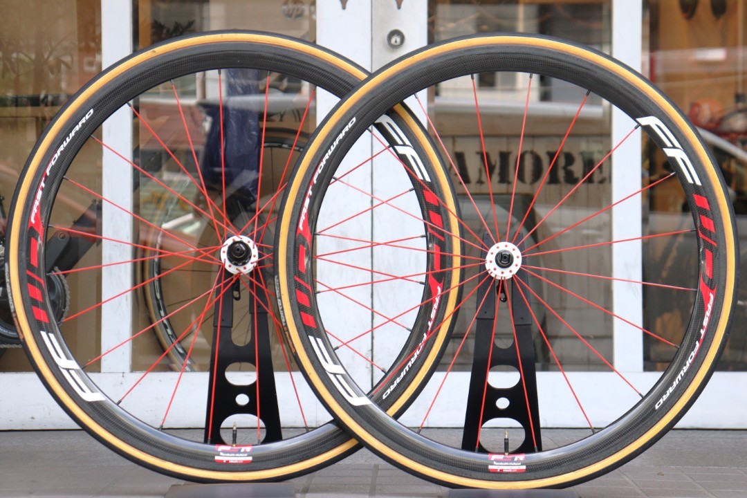ファストフォワード FFWD F4R JAPAN Limited カーボン チューブラ― ホイールセット シマノ 10S 【横浜店】