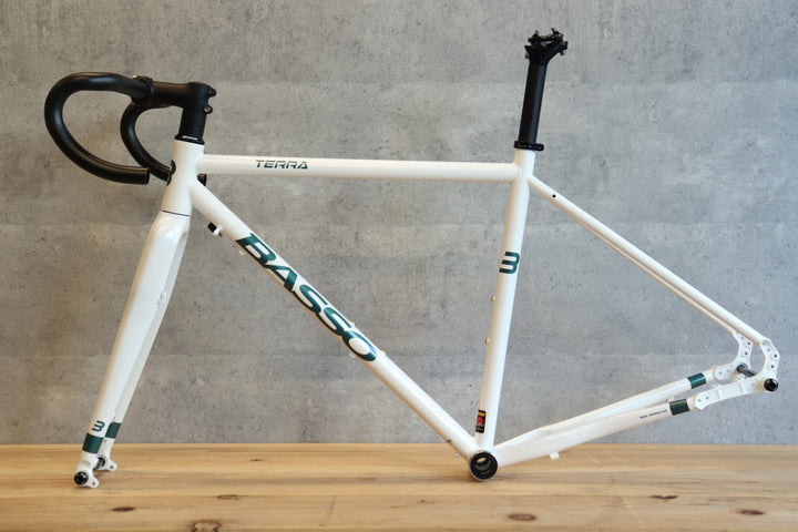【未使用】 バッソ BASSO テラ ビアンコ TERRA BIANCO 2025年頃 480サイズ  スチール グラベル ロードバイク フレームセット 【さいたま浦和店】