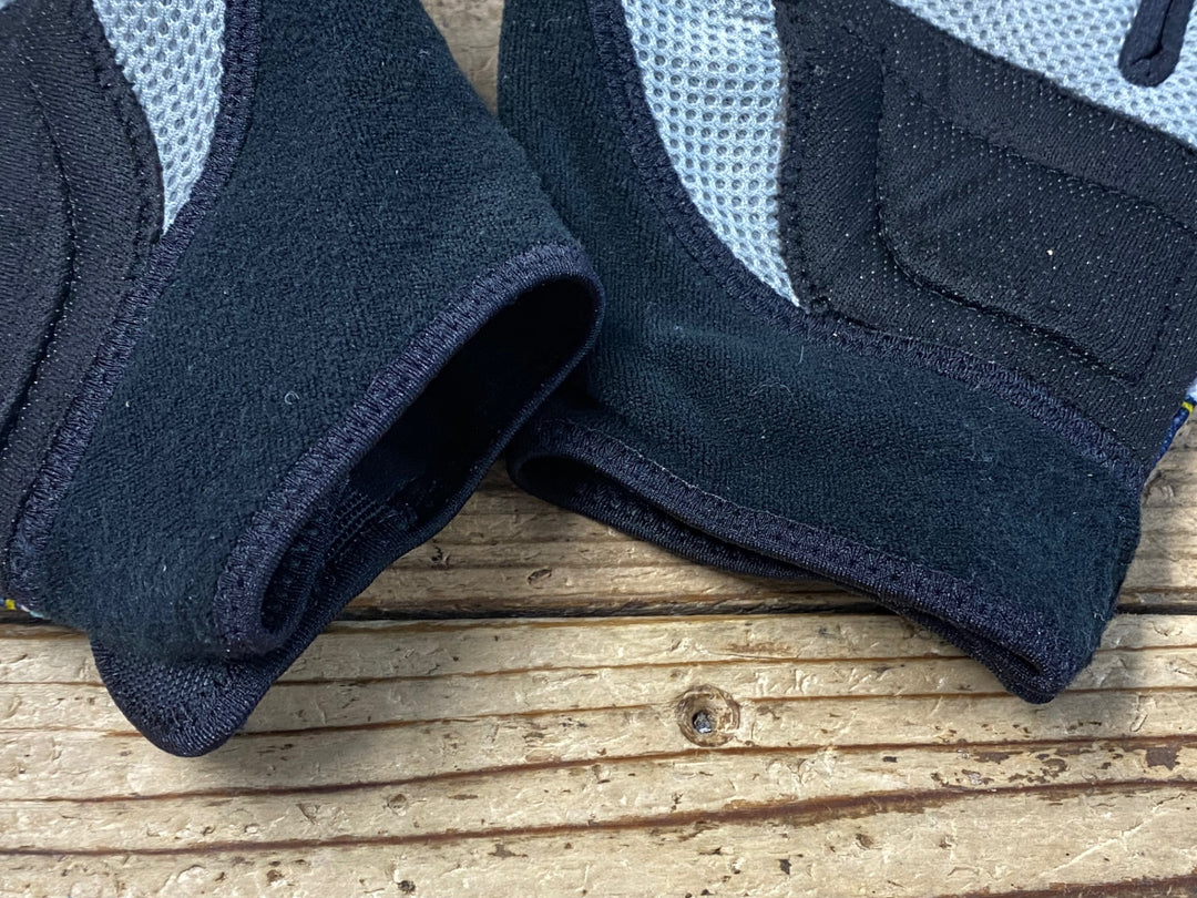 KB714 サンティーニ Santini 指切 グローブ ハーフジップ 総柄 L vacansoleil