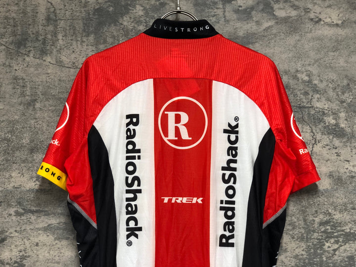 KK446 ボントレガー BONTRAGER 半袖 サイクルジャージ 赤 白 L