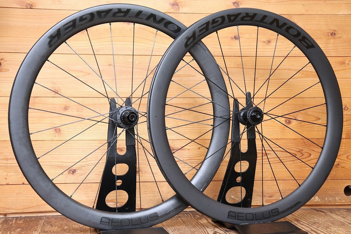 ボントレガー BONTRAGER アイオロス AEOLUS ELITE 50 カーボン チューブレスレディ ホイールセット シマノ11S/12S 【芦屋店】