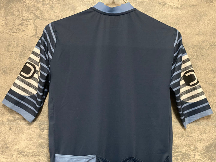KM228 ドットアウト DOTOUT Horizon Jersey 半袖 サイクルジャージ 紺 M