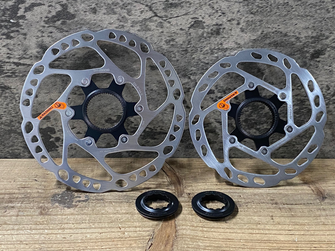 KD473 シマノ SHIMANO SM-RT64 ディスクブレーキローター Φ160/140 セット