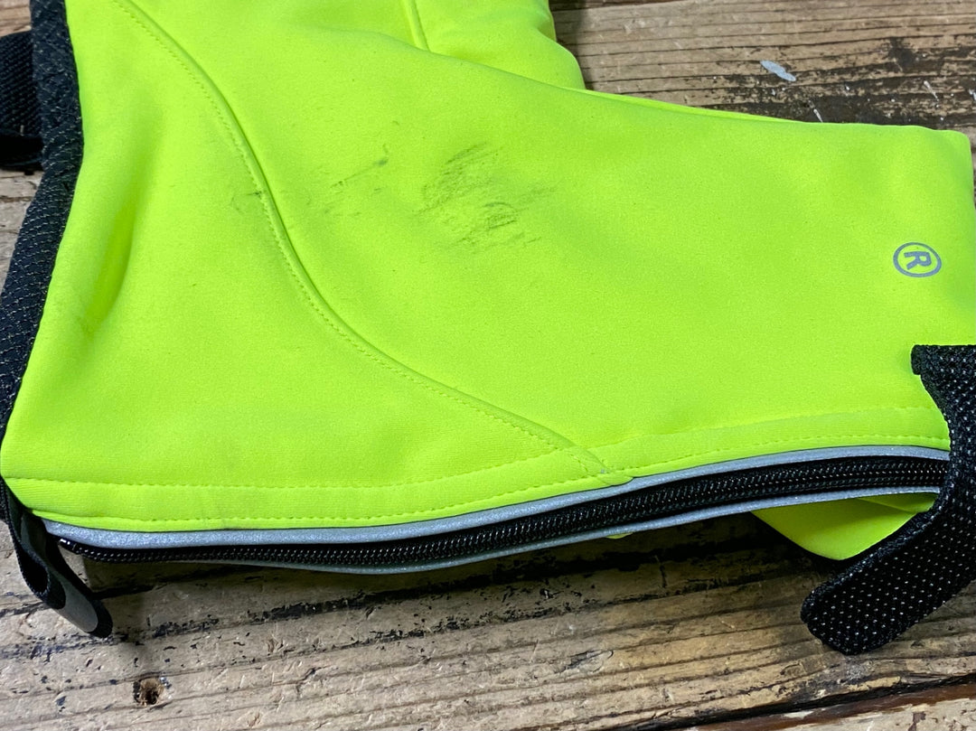 KH646 ゴアバイクウェア GORE BIKE WEAR シューズカバー 黄 L 裏起毛 WINDSTOPPER Soft Shell