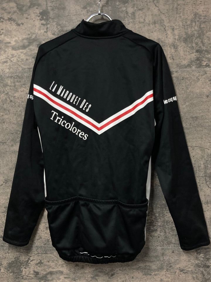 KG462 ルコックスポルティフ le coq sportif 長袖 サイクルジャケット 黒 L 裏起毛