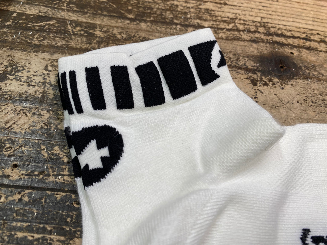 JQ209 アソス assos Spring FallSocks 2 ソックス 白