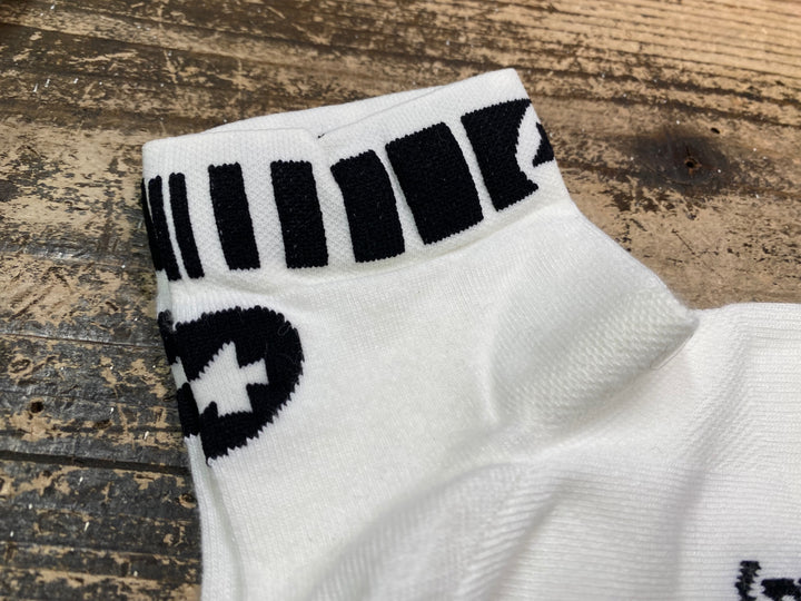 JQ209 アソス assos Spring FallSocks 2 ソックス 白