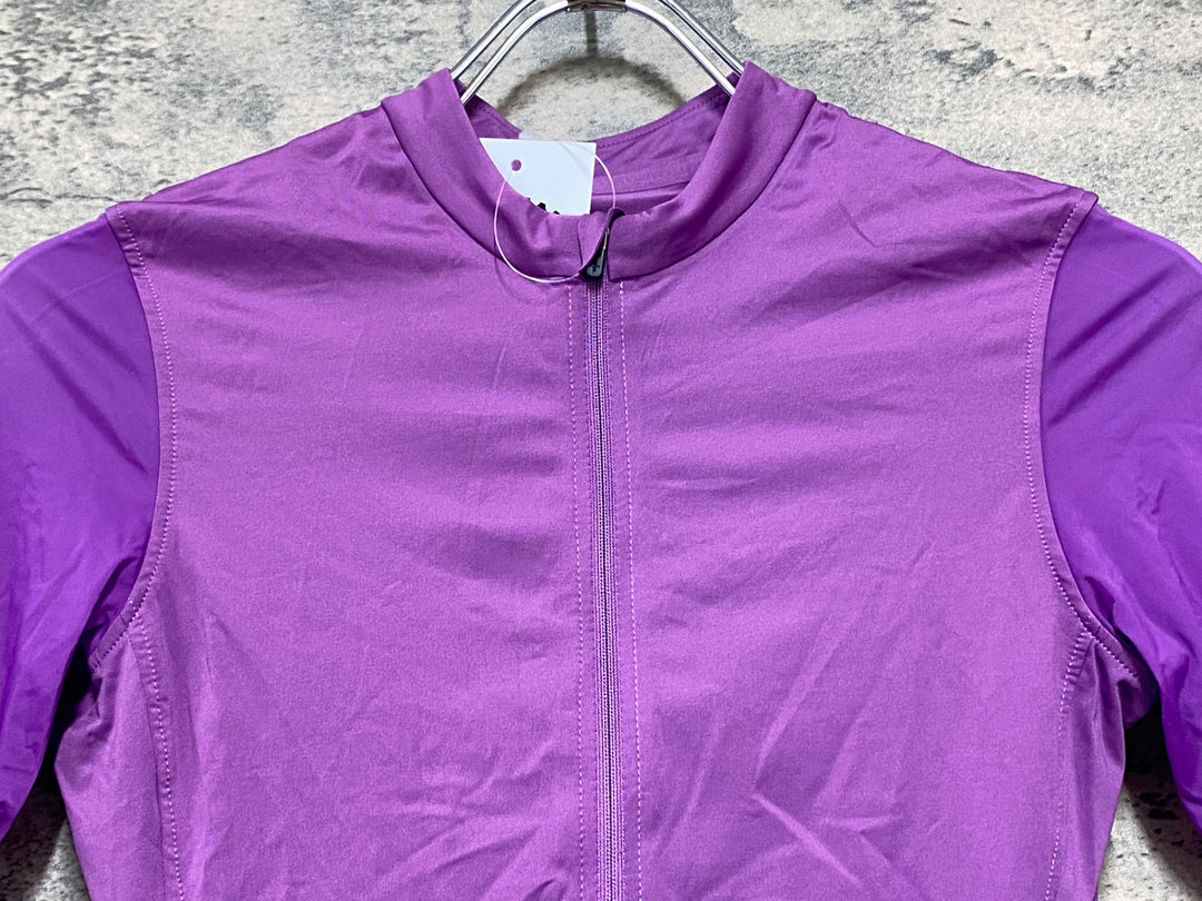 KA228 ラファ Rapha WOMEN'S LIGHTWEIGHT SOUPLESSE JERSEY 半袖 サイクルジャージ 紫 S