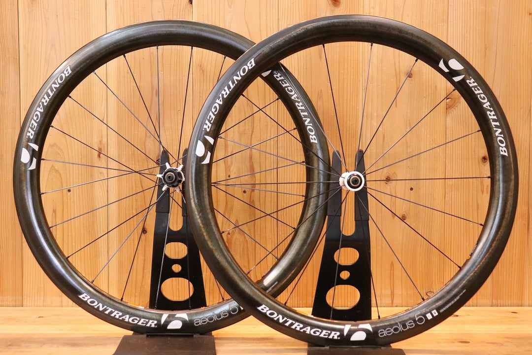 ボントレガー BONTRAGER アイオロス AEOLUS 5 カーボン クリンチャー ホイールセット カンパ 11S/12S 【芦屋店】
