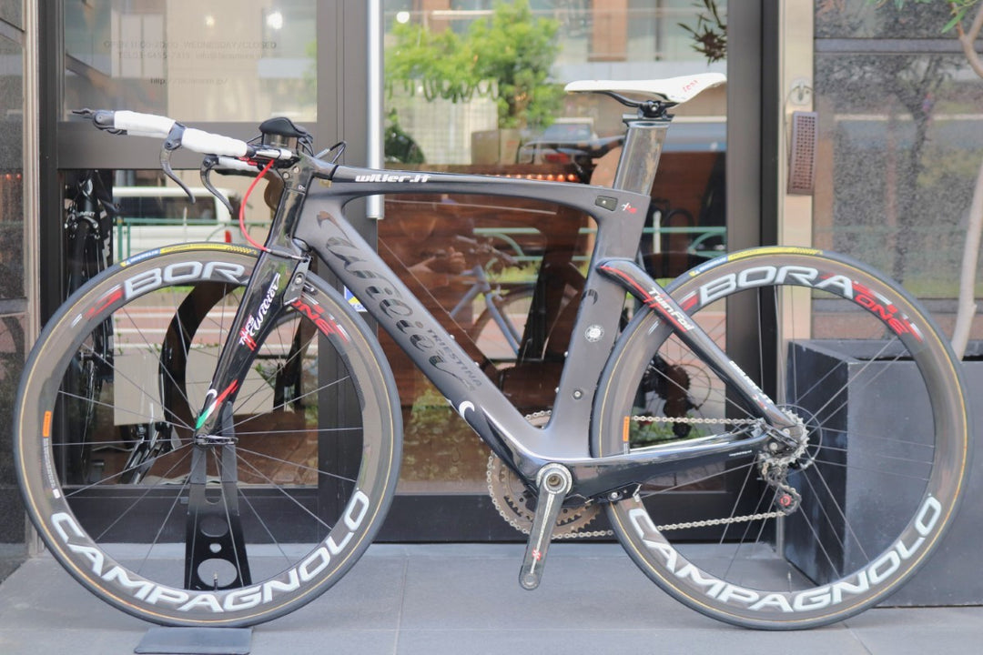 ウィリエール WILIER ツインフォイル TWINFOIL 2012モデル Mサイズ カンパ レコードMIX 11S カーボン タイムトライアル TTバイク 【東京南麻布店】