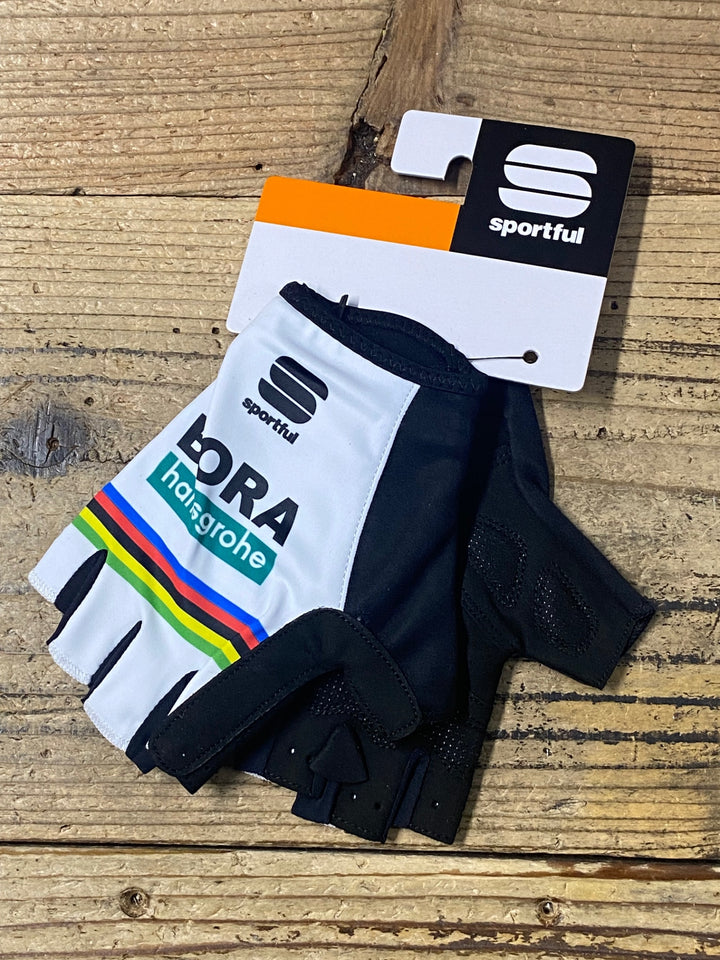 KJ800 スポーツフル sportful 指切り グローブ 白 黒 M BORA hansgrohe