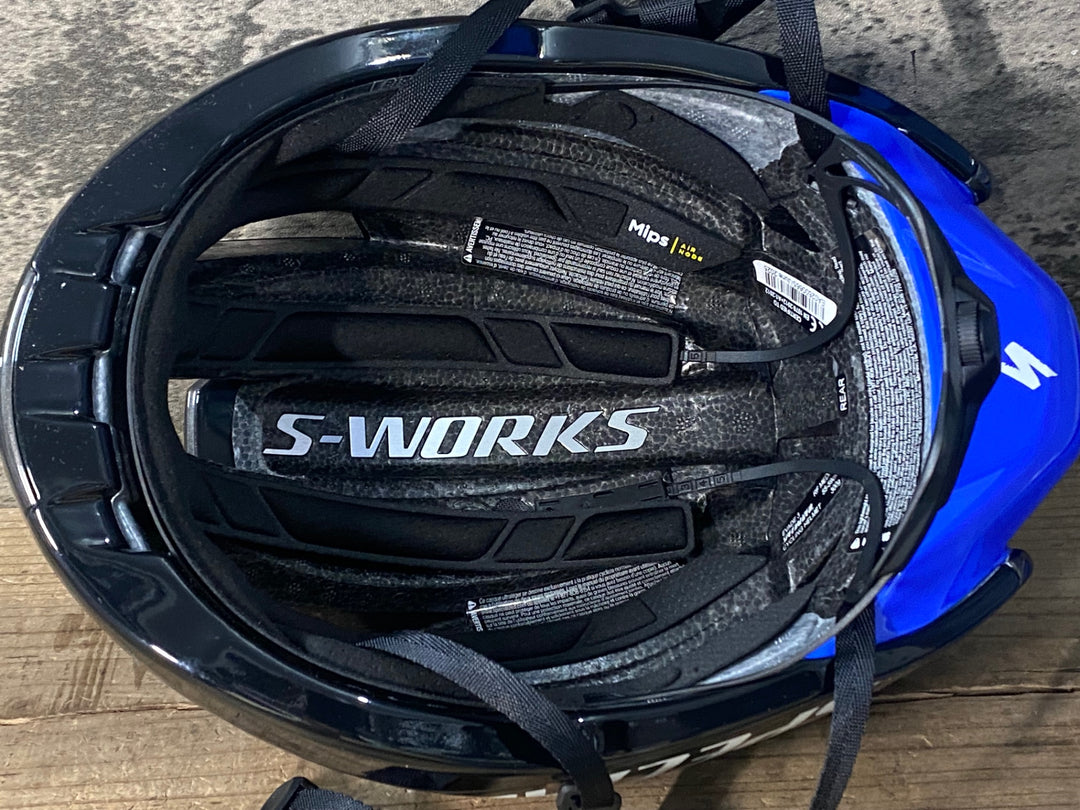 JO224 スペシャライズド SPECIALIZED S-WORKS EVADE 3 ヘルメット 2025 FDJ Suez 黒 M 55-59cm 未使用 2025/06製造 JCFステッカー