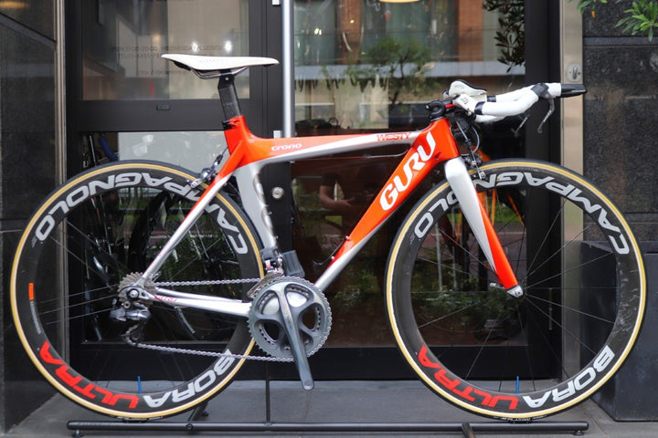 グル GURU クロノ CRONO 2008モデル 480サイズ シマノ デュラエース 7970 10S カーボン トライアスロン TTバイク 【東京南麻布店】