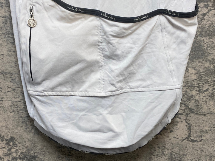 KR409 ヴェロビチ VELOBICI 半袖 サイクルジャージ 白 3