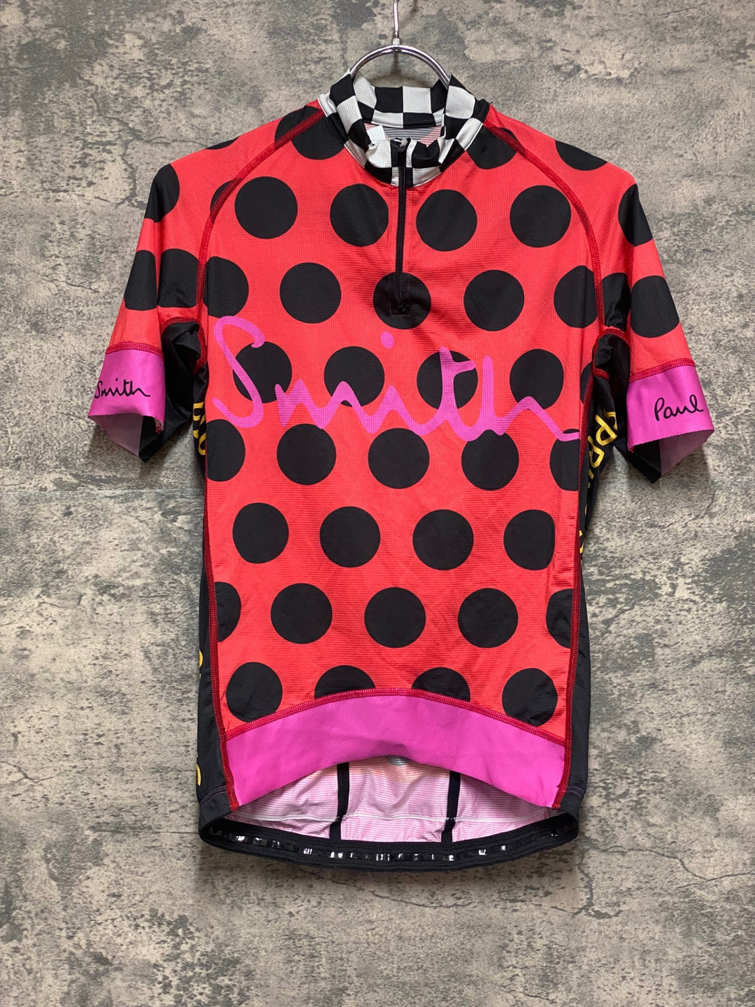 KN955 アレ ALE x ポールスミス Paul Smith 半袖 サイクルジャージ 赤 S
