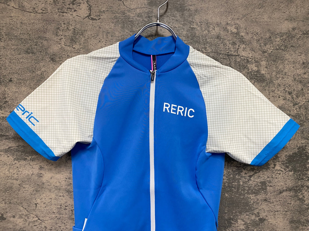 JV984 レリック reric Women's Kaus SS Jersey 半袖サイクルジャージ M 青 レディース