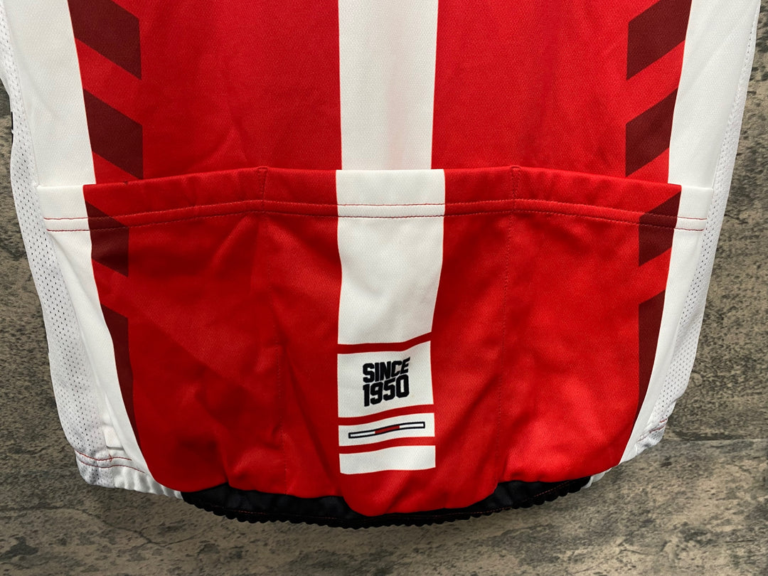 JP880 パールイズミ PEARL iZUMi 半袖 サイクルジャージ L 黒白赤