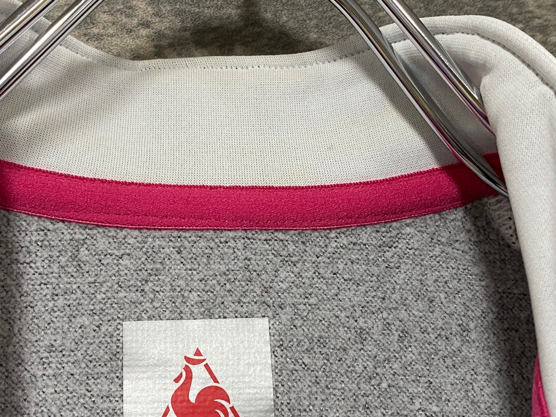 JT494 ルコックスポルティフ le coq sportif 長袖 サイクルジャージ 白