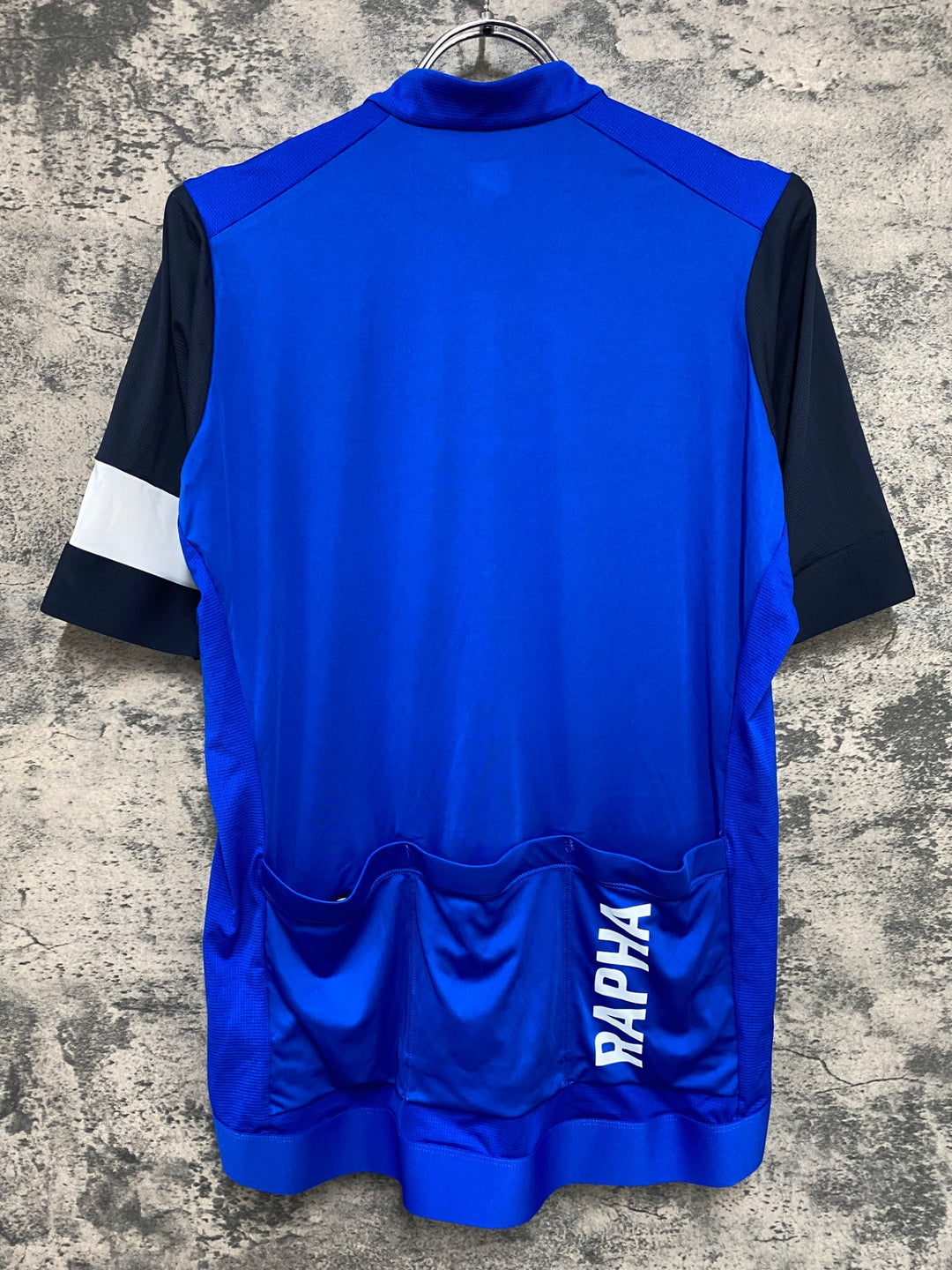KC680 ラファ Rapha PRO TEAM TRAINING JERSEY 半袖 サイクルジャージ 青 XL