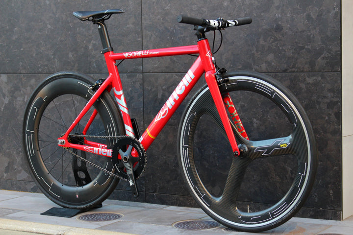 チネリ CINELLI ヴィゴレッリ VIGORELLI SHARK 2018 52サイズ アルミ ピストバイク 完成車 【福岡店】