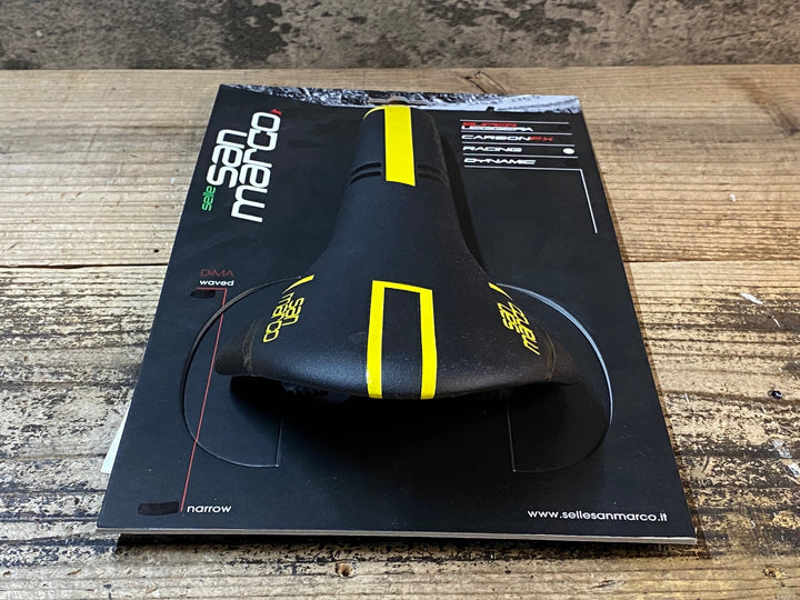 JR311 san marco CONCOR RACiNG サドル NARROW XSiLiTE レール 黒黄