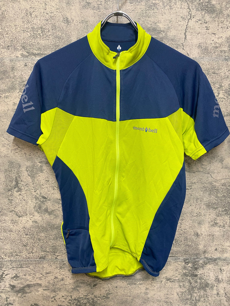 JZ043 モンベル mont bell 半袖サイクルジャージ 黄緑 M – BICI AMORE