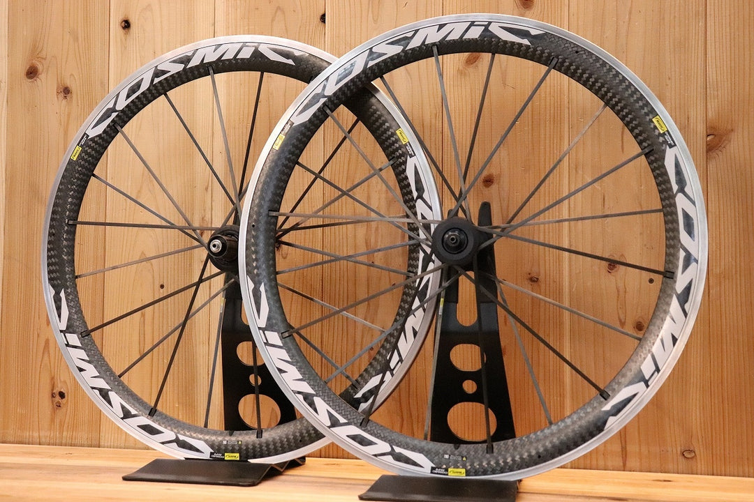 マヴィック MAVIC コスミック COSMIC SR アルミ/カーボン クリンチャー ホイールセット シマノ 11S/12S ナローリム 【芦屋店】