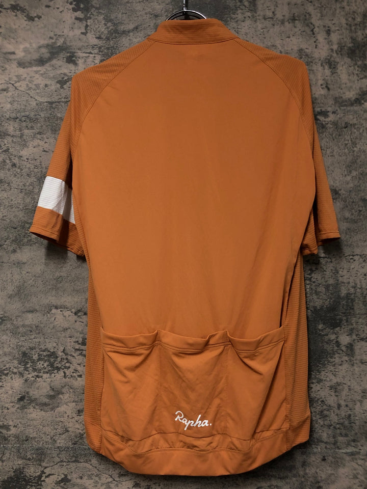 JV756 ラファ Rapha MEN'S CORE LIGHTWEIGHT JERSEY 半袖サイクルジャージ オレンジ XL