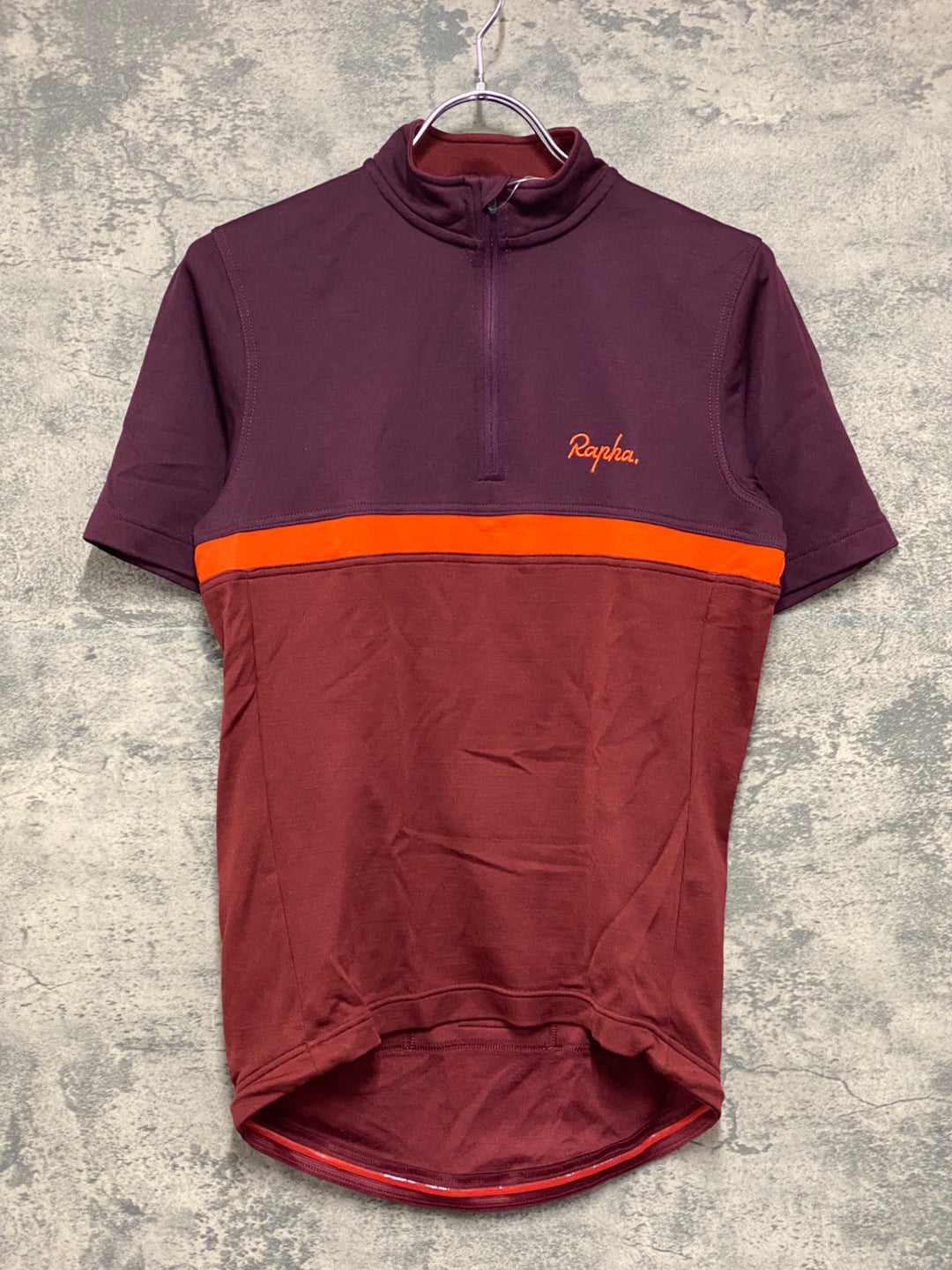 JV231 ラファ Rapha CLUB JERSEY 半袖 サイクルジャージ 赤 S
