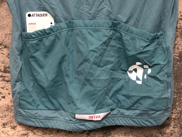 JV763 アタッカー ATTAQUER INTRA JERSEY 半袖 サイクルジャージ 水色 XL