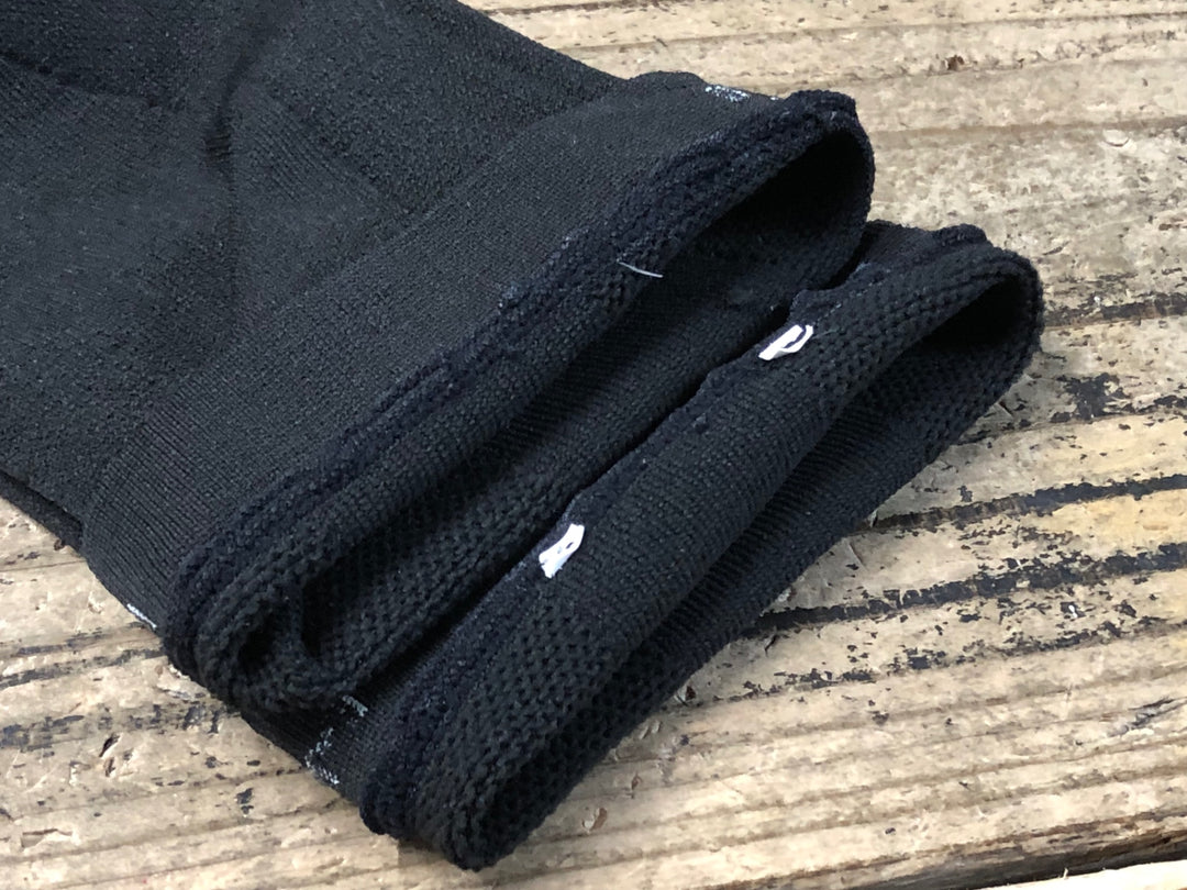 JQ048 カステリ CASTELLI アームウォーマー 黒 サイズ不明 ※ほつれあり