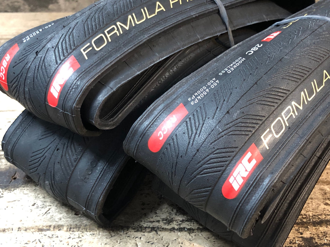 JR597 IRC フォーミュラー FORMULA PRO TL 28C 2本セット チューブレスレディ タイヤ RBCC