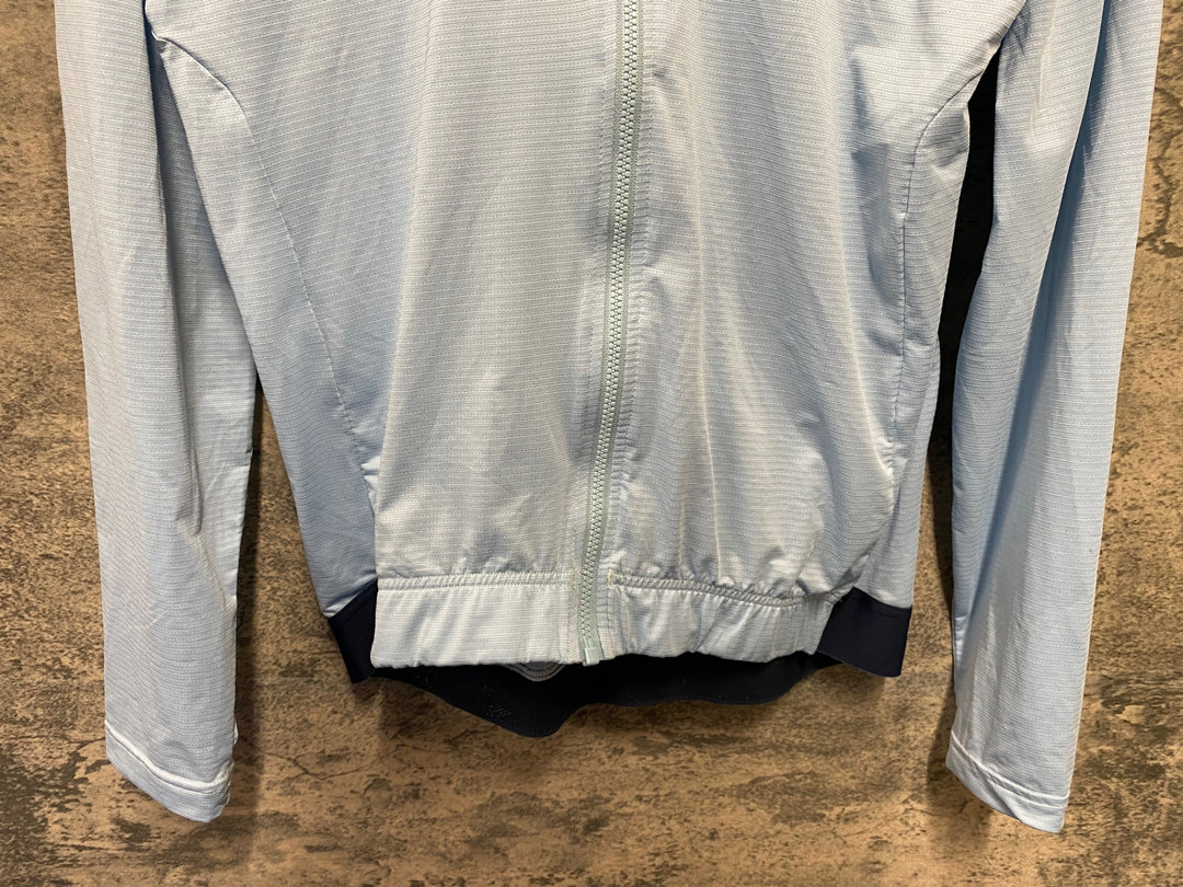 KC013 カステリ CASTELLI 長袖 サイクルジャージ 水色 L