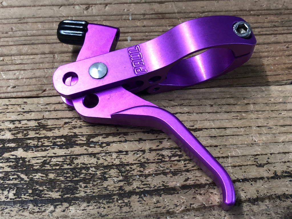 KG081 ポール PAUL CROSS LEVER ブレーキレバー パープル Φ31.8 左