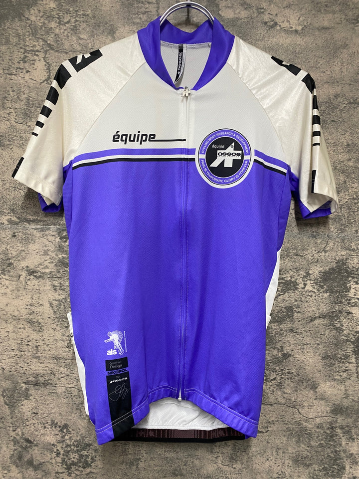 KJ960 アソス ASSOS 半袖 サイクルジャージ 紫 M