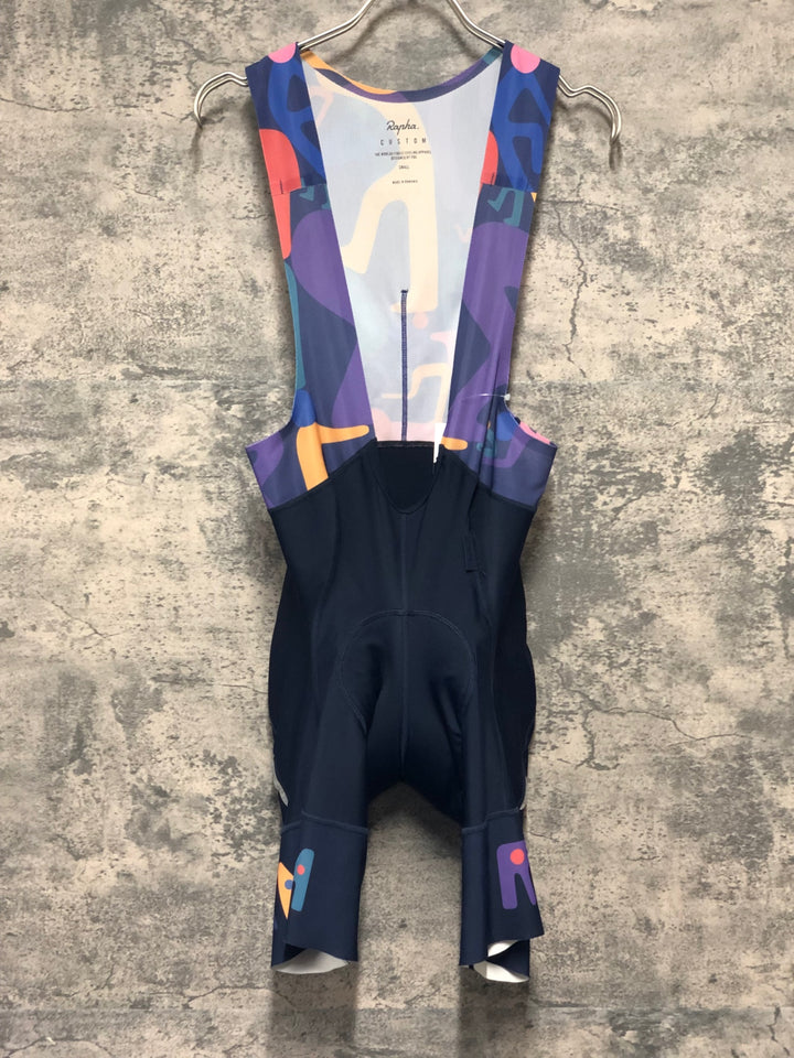 KH626 ラファ Rapha RACE BIB SHORTS ビブショーツ 紺 S CUSTOM