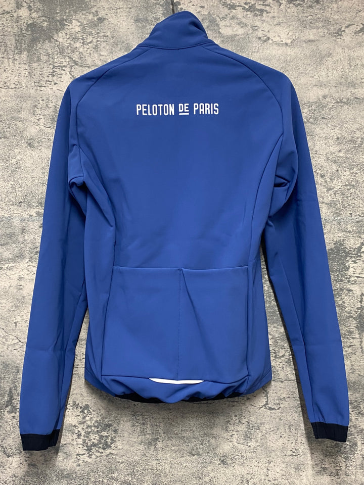 JW760 プロトンドパリ PELOTON DE PARIS Sprinteur Softshell Jacket 長袖 サイクルジャケット 青 XS 裏起毛