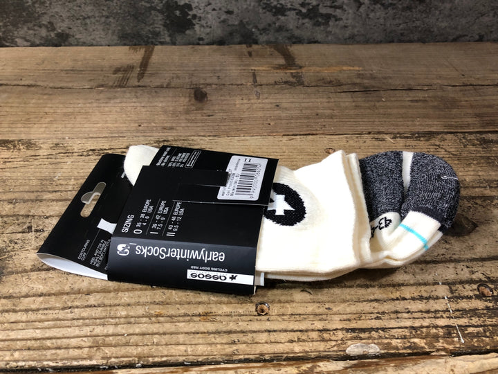 JQ169 アソス assos earlywinterSocks S7 サイクルソックス 白 2