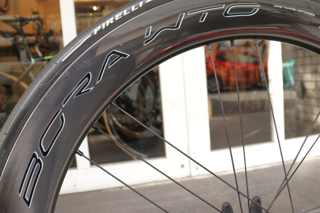カンパニョーロ Campagnolo ボーラ BORA WTO 60 DB カーボン チューブレス ホイールセット シマノ11S/12S ワイドリム 19C 【横浜店】