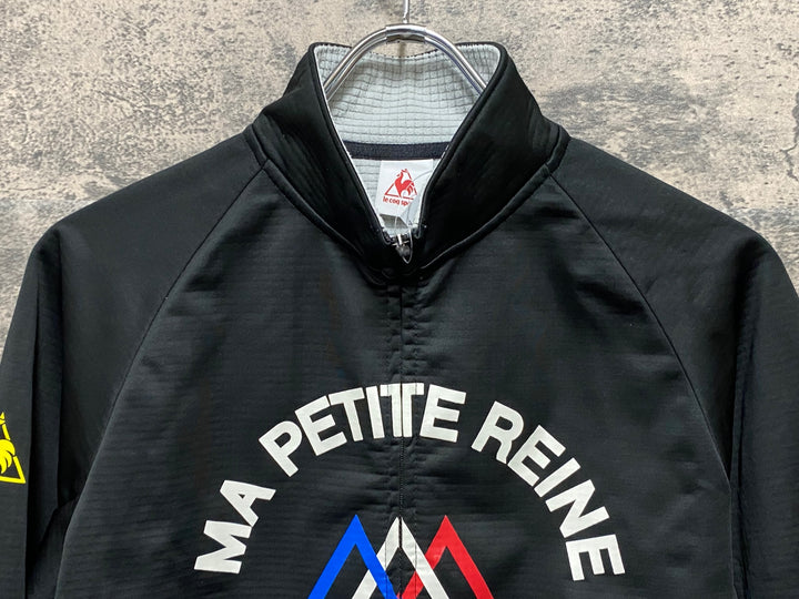 KP765 ルコックスポルティフ le coq sportif 長袖 サイクルジャケット 黒 M 裏起毛