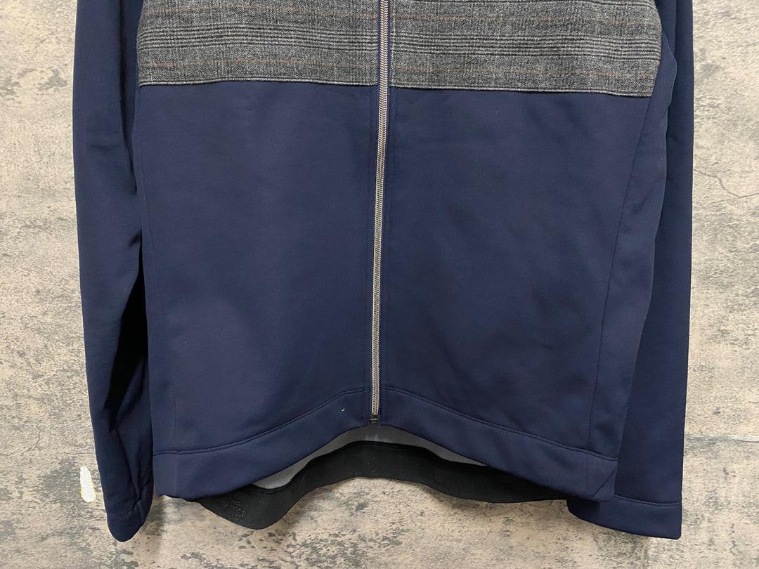 KP358 カペルミュール KAPELMUUR サイクルジャケット 紺 XL 裏起毛