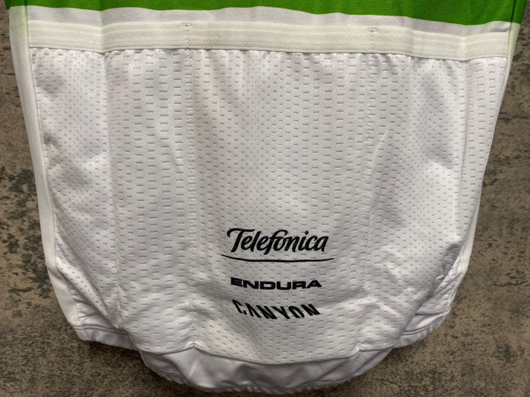 JS499 エンデュラ ENDURA 半袖 サイクルジャージ 白 S movistar